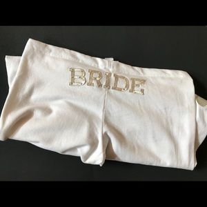Bride Sweatsuit - pants and hooded sweatshirt